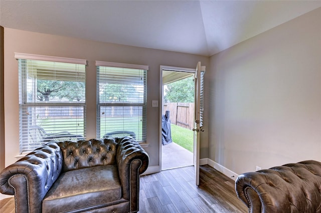 5311 Persimmon Pass, Richmond, TX 77407 - entryway with baseboards and wood finished floors