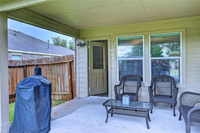 5311 Persimmon Pass, Richmond, TX 77407 - view of patio featuring a grill