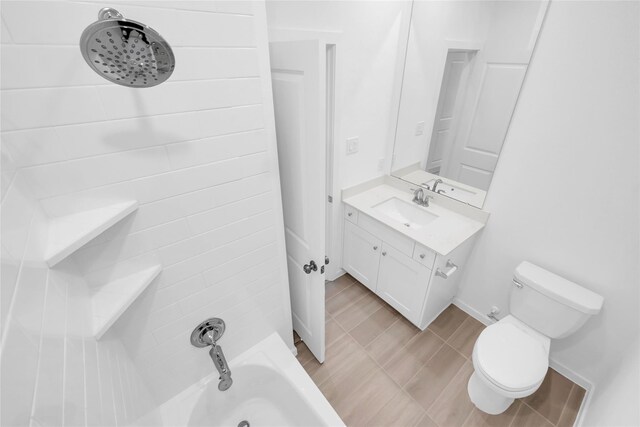5214 Lake Trout Ln, Baytown, TX 77521 - full bath with vanity and shower / tub combination