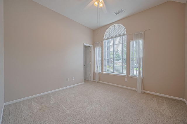 14610 Sandler Ct, Cypress, TX 77429 - empty room featuring plenty of natural light, light colored carpet, and a ceiling fan