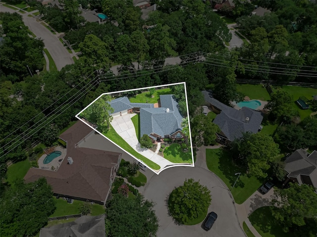 14610 Sandler Ct, Cypress, TX 77429 - view of property location featuring property boundaries highlighted and a pool