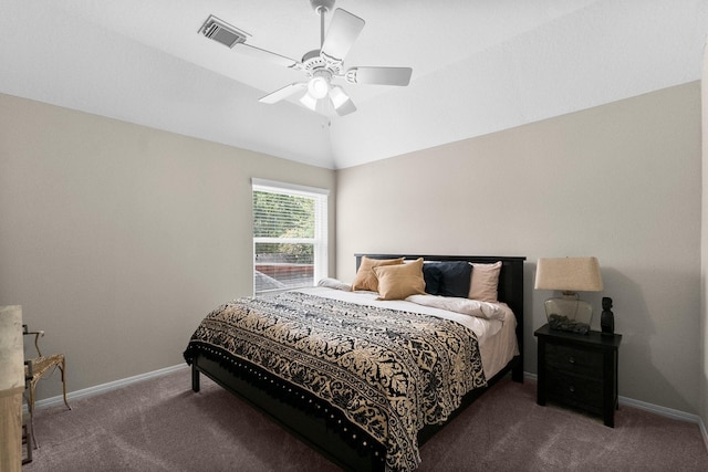 23 Sparklewood Pl, The Woodlands, TX 77381 - carpeted bedroom featuring a ceiling fan and lofted ceiling