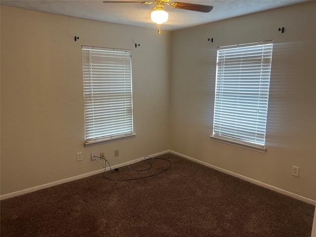 7001 Kassarine Pass, Houston, TX 77033 - carpeted spare room with a ceiling fan and baseboards
