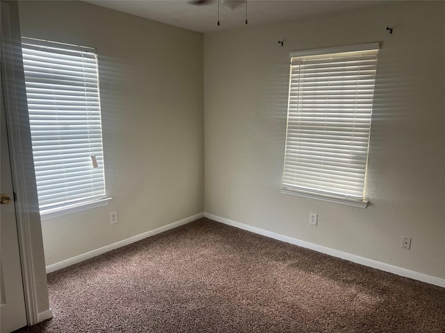 7001 Kassarine Pass, Houston, TX 77033 - spare room with carpet floors and ceiling fan