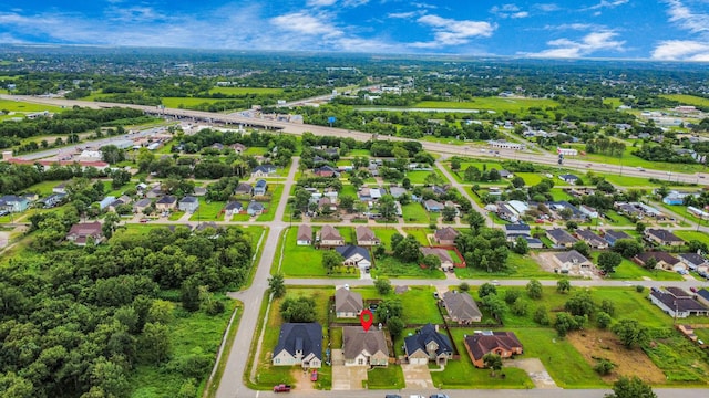 203 Pinedale Ave, Arcola, TX 77583 - aerial perspective of suburban area