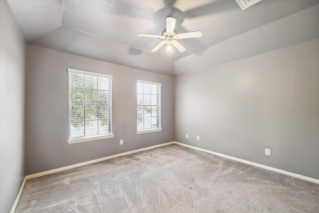 6111 Branch Lake Dr, Houston, TX 77066 - carpeted empty room with baseboards and ceiling fan