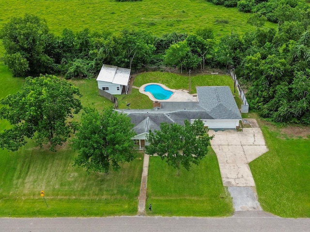 5010 Riverview Dr, Alvin, TX 77511 - view of subject property featuring a pool