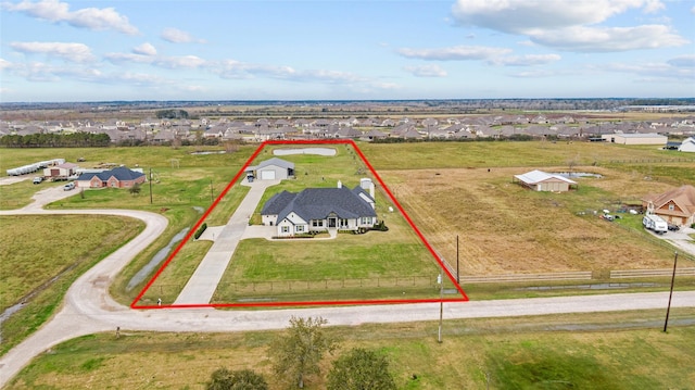 14923 Old Irish Farm Rd, Baytown, TX 77523 - aerial view of residential area featuring property parcel outlined