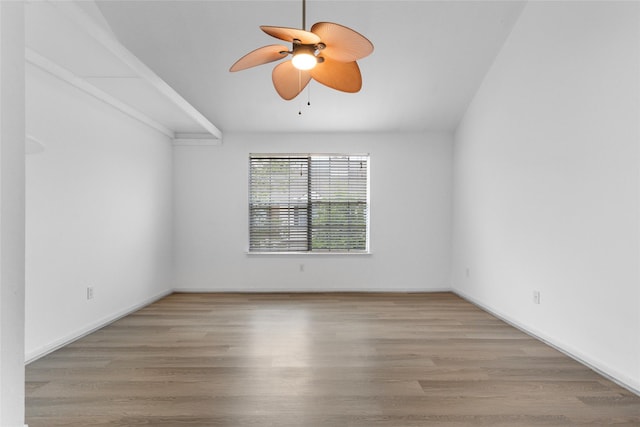 2930 Grants Lake Blvd Unit 2404, Sugar Land, TX 77479 - empty room featuring a ceiling fan and wood finished floors