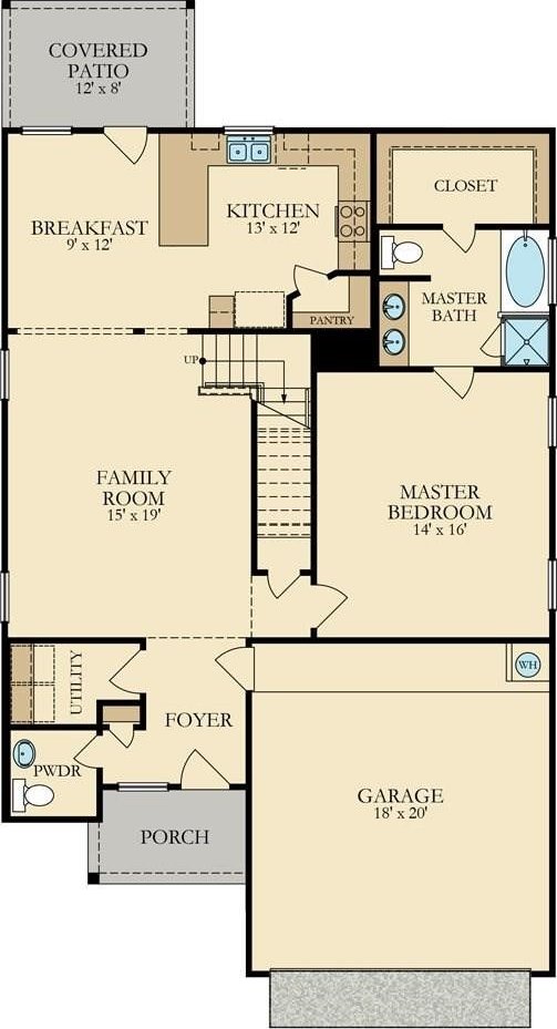 6406 Shadowbrook Hollow Trl, Katy, TX 77493 - view of floor plan / room layout