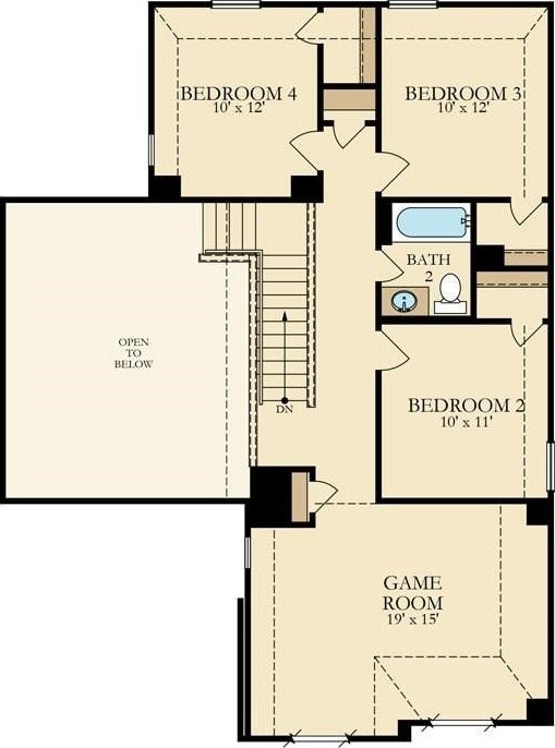 6406 Shadowbrook Hollow Trl, Katy, TX 77493 - view of floor plan / room layout