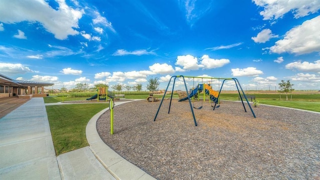 6406 Shadowbrook Hollow Trl, Katy, TX 77493 - community playground featuring a lawn