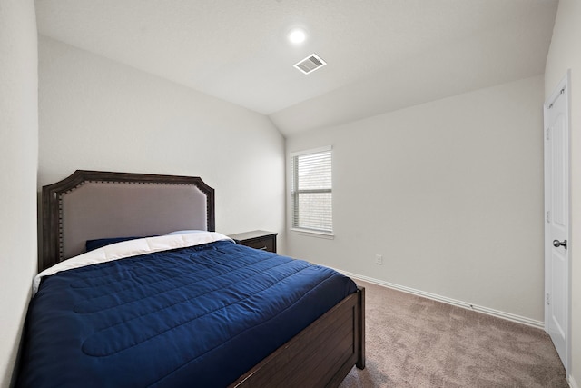 6406 Shadowbrook Hollow Trl, Katy, TX 77493 - carpeted bedroom with baseboards and vaulted ceiling