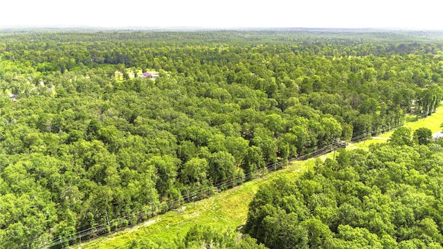 387 Hackberry Dr, Onalaska, TX 77360 - aerial view of a heavily wooded area