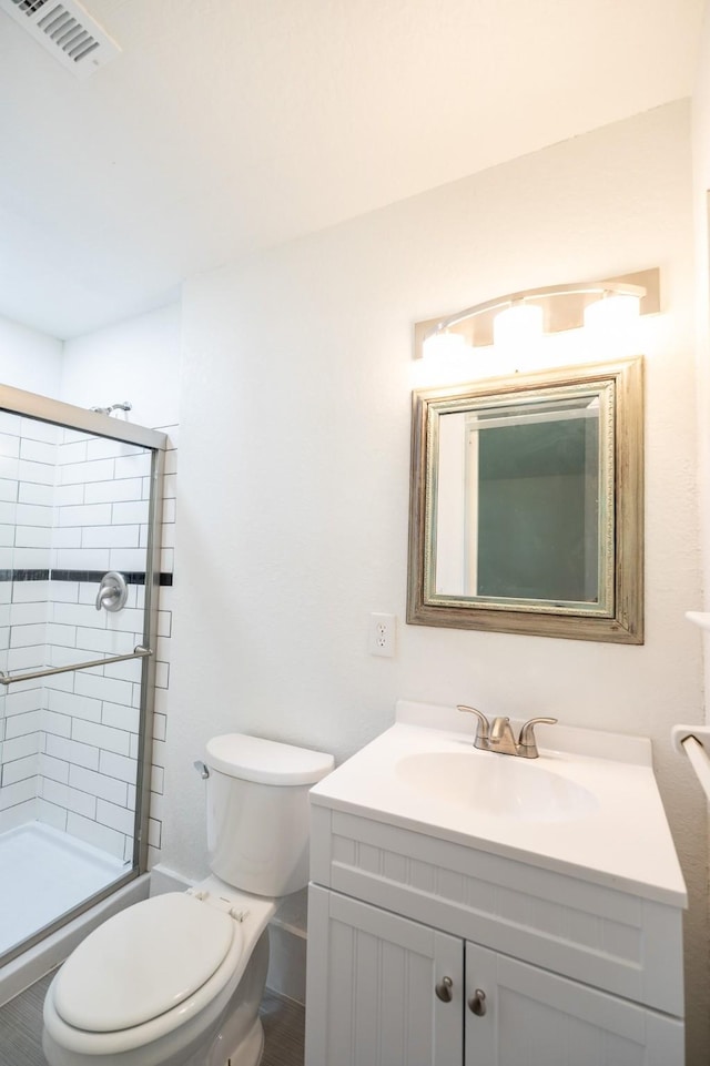 1025 Hathaway Ln, Marque, TX 77568 - bathroom featuring vanity and a shower stall