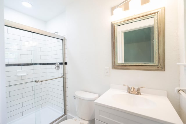 1025 Hathaway Ln, Marque, TX 77568 - bathroom featuring vanity and a shower stall