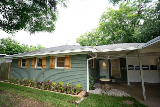 1025 Hathaway Ln, Marque, TX 77568 - view of home's exterior featuring an attached garage