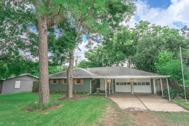 1025 Hathaway Ln, Marque, TX 77568 - single story home featuring an attached garage and driveway