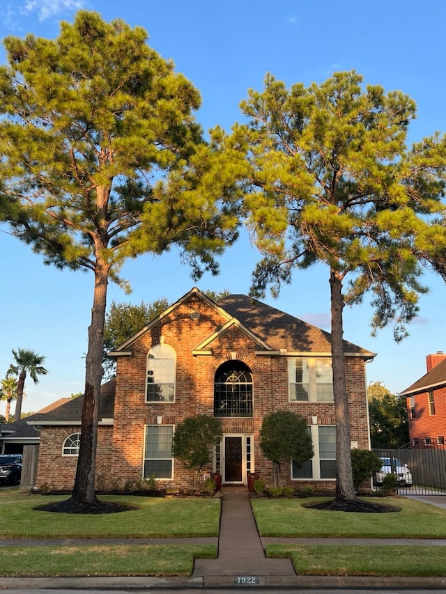 7922 Scenic Canyon Ln W, Houston, TX 77095 - view of front facade featuring brick siding