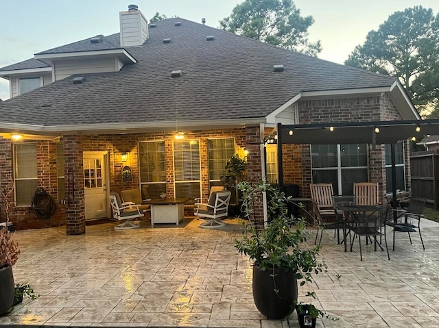 7922 Scenic Canyon Ln W, Houston, TX 77095 - view of patio / terrace