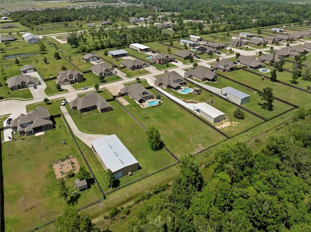 15314 Icet Creek Ave, Mont Belvieu, TX 77523 - aerial view of residential area featuring a pool area