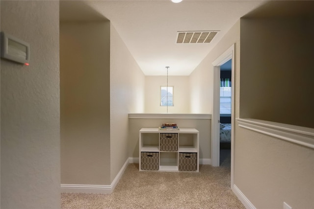 20503 Montecrest Cir, Spring, TX 77379 - hallway featuring carpet and baseboards