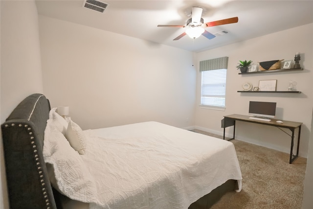 20503 Montecrest Cir, Spring, TX 77379 - carpeted bedroom featuring baseboards and a ceiling fan