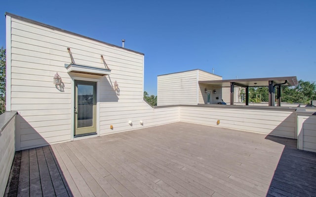 517 Fowler St, Houston, TX 77007 - view of deck