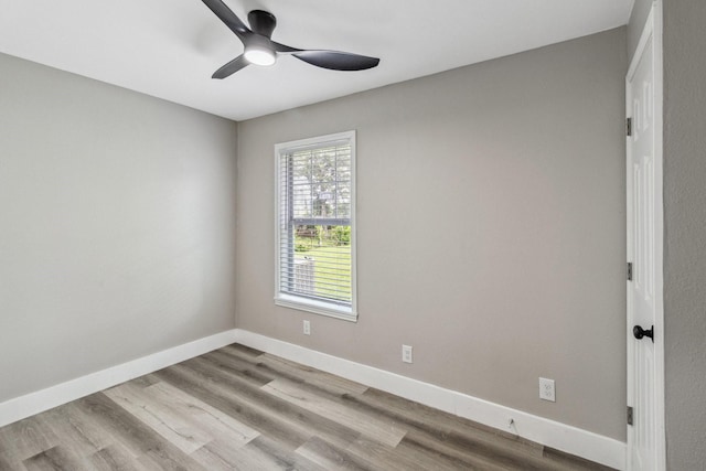 1000 W Thomas Ave, Pasadena, TX 77506 - unfurnished room featuring wood finished floors and ceiling fan