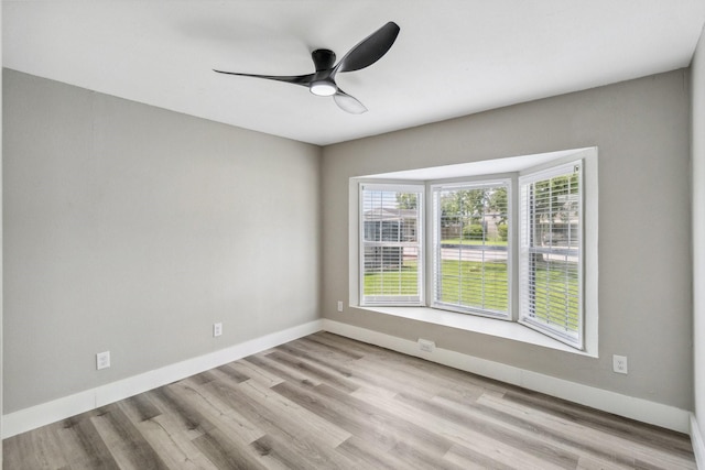 1000 W Thomas Ave, Pasadena, TX 77506 - empty room featuring wood finished floors and ceiling fan