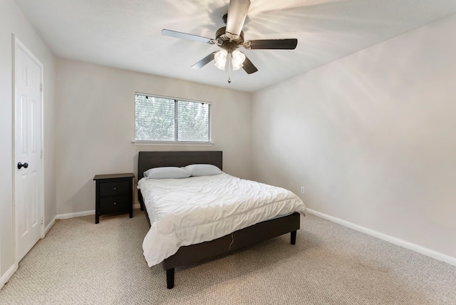 3202 Stoneydale Ln, Spring, TX 77388 - bedroom featuring light carpet and a ceiling fan