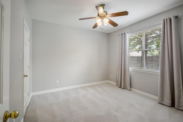 16407 Bogan Flats Ct, Houston, TX 77095 - unfurnished room featuring light colored carpet and a ceiling fan