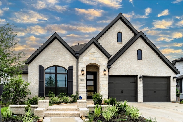 14811 Opossum Branch Ct, Cypress, TX 77433 - french country inspired facade with brick siding and driveway