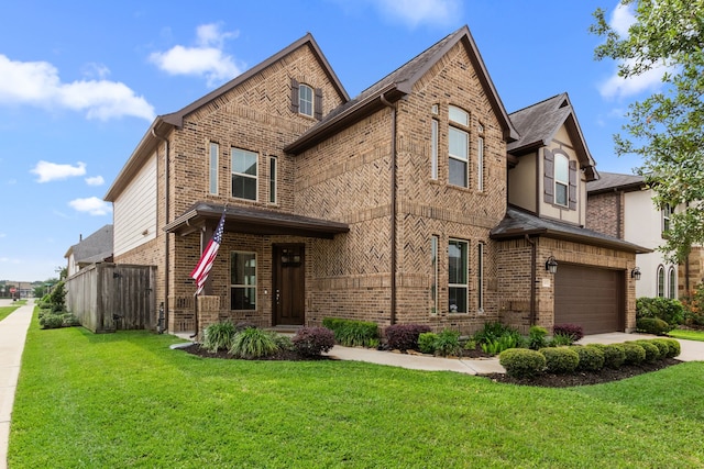 6303 Grand Drift Ct, Katy, TX 77494 - view of front facade with brick siding, a garage, and driveway