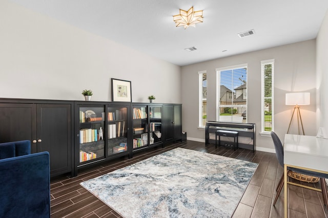 6303 Grand Drift Ct, Katy, TX 77494 - living area featuring wood finish floors and baseboards