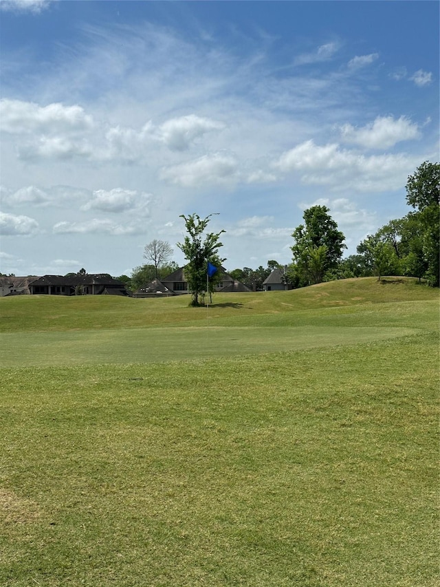 8706 Stowe Creek Ln, Missouri City, TX 77459 - view of home's community featuring a yard and view of golf course