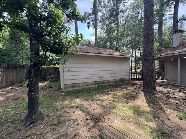 3 Ridgeline Ct, The Woodlands, TX 77381 - view of yard with a storage unit