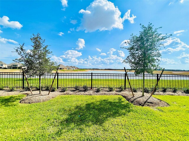 669 Cape Capri Dr, Katy, TX 77493 - view of yard with a water view