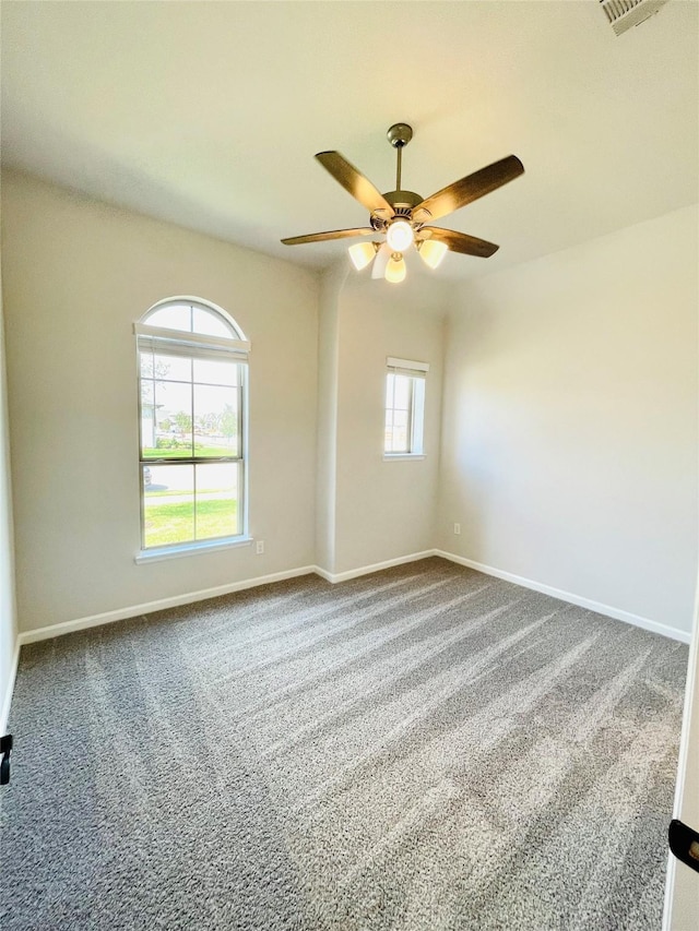 669 Cape Capri Dr, Katy, TX 77493 - unfurnished room with a ceiling fan and carpet