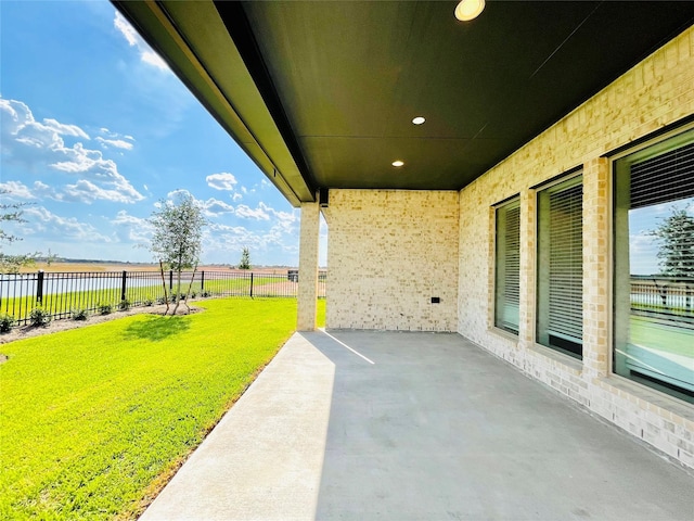669 Cape Capri Dr, Katy, TX 77493 - view of patio / terrace featuring a water view