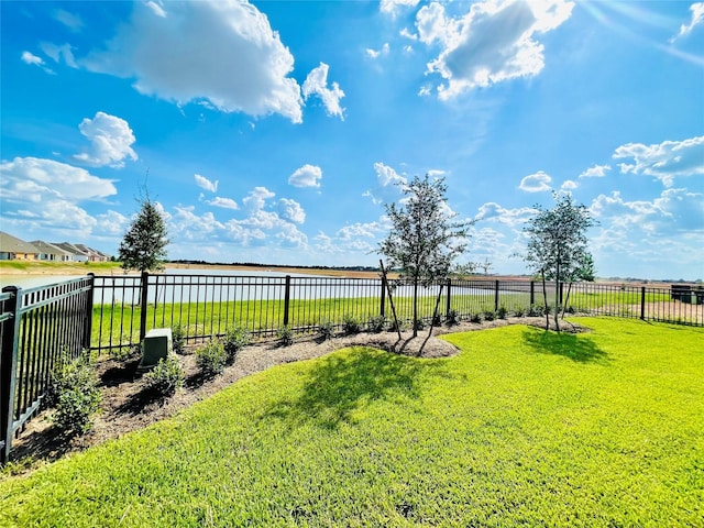 669 Cape Capri Dr, Katy, TX 77493 - view of yard featuring a water view