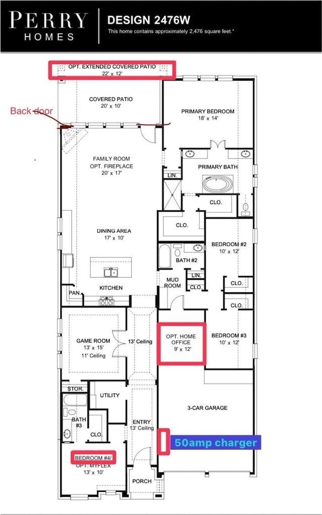 669 Cape Capri Dr, Katy, TX 77493 - view of room layout