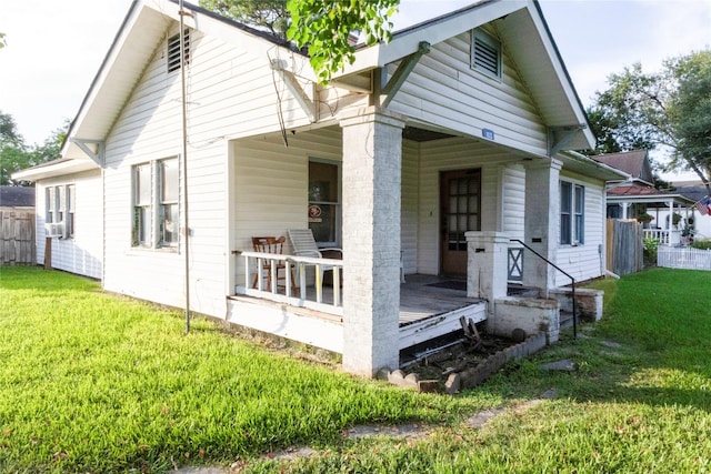 103 Birch St, Wallis, TX 77485 - rear view of house featuring a porch