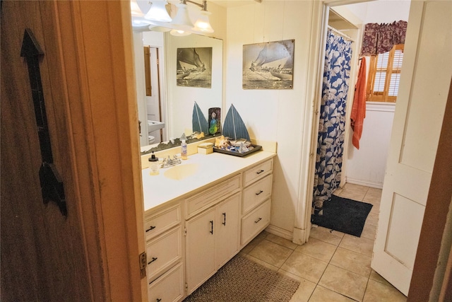 103 Birch St, Wallis, TX 77485 - full bathroom featuring vanity and tile patterned floors