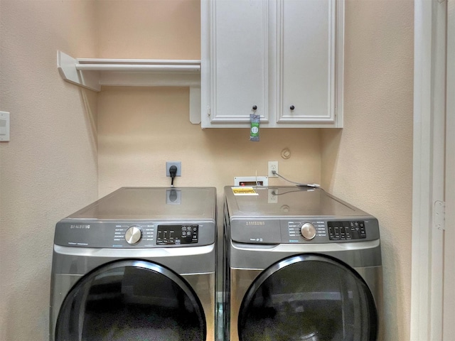 2325 Hutchins St, Houston, TX 77004 - washroom with separate washer and dryer and cabinet space