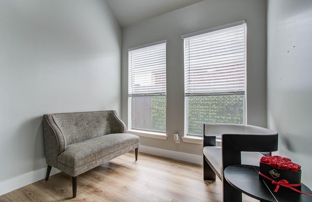 4426 Innsbrook Pl, Sugar Land, TX 77479 - living area featuring light wood finished floors and vaulted ceiling