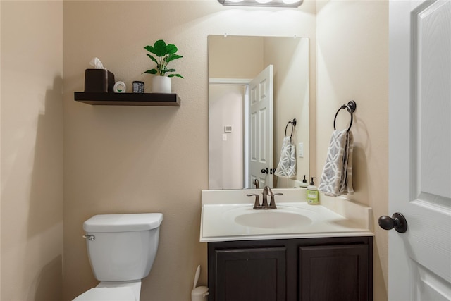 8218 Rustic Cape Dr, Cypress, TX 77433 - half bath featuring toilet and vanity