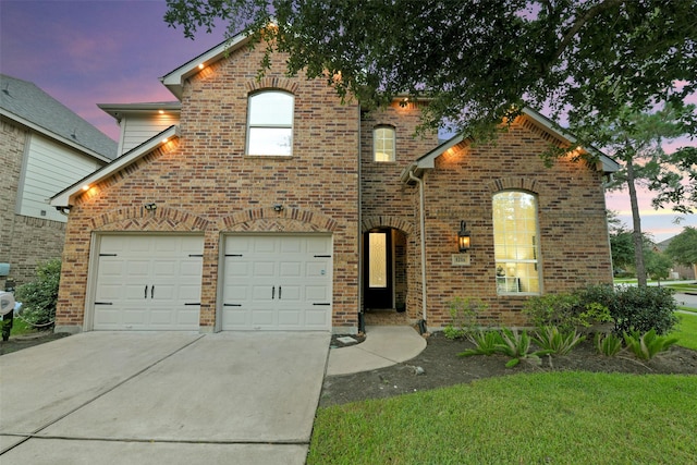 8106 Yarrow Dr, Cypress, TX 77433 - view of front of home featuring brick siding and driveway