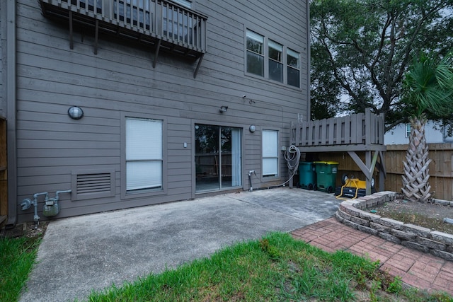 2601 Sailboat Dr, Houston, TX 77058 - rear view of property featuring a patio and a balcony