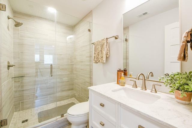 2442 Chimney Rock Rd, Houston, TX 77056 - bathroom with vanity and a shower stall